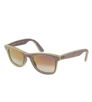 Ray-Ban Lunettes de soleil RB2140 WAYFARER DEMIN 50x22x145 mm dégradé violet unisexe