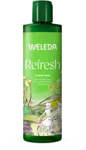 Weleda REFRESH Crème de douche aux agrumes 400 ml