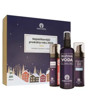 Renovality Original Series produits les plus populaires de 2024 Sérum au bakuchiol 30 ml + eau de rose 100 ml + crème de jour à l’acide hyaluronique