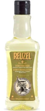 Shampooing-après-shampooing-gel douche 3-en-1 à l’arbre à thé pour hommes 350 ml