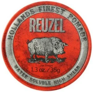 REUZEL Styling Red Pomade Water Soluble pommade coiffante à tenue moyenne et haute brillance 35 g pour hommes