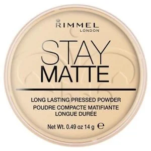 Rimmel Stay Matte Poudre Compacte 14 g - 001 Transparent