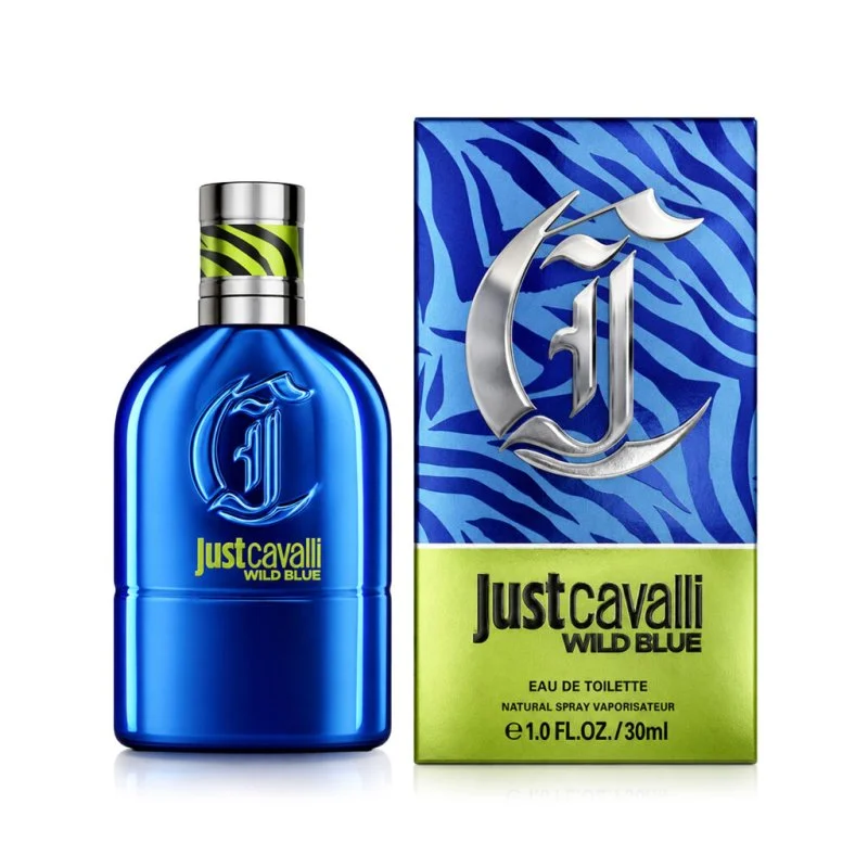 Just Cavalli Wild Blue Eau de toilette unisexe 30 ml