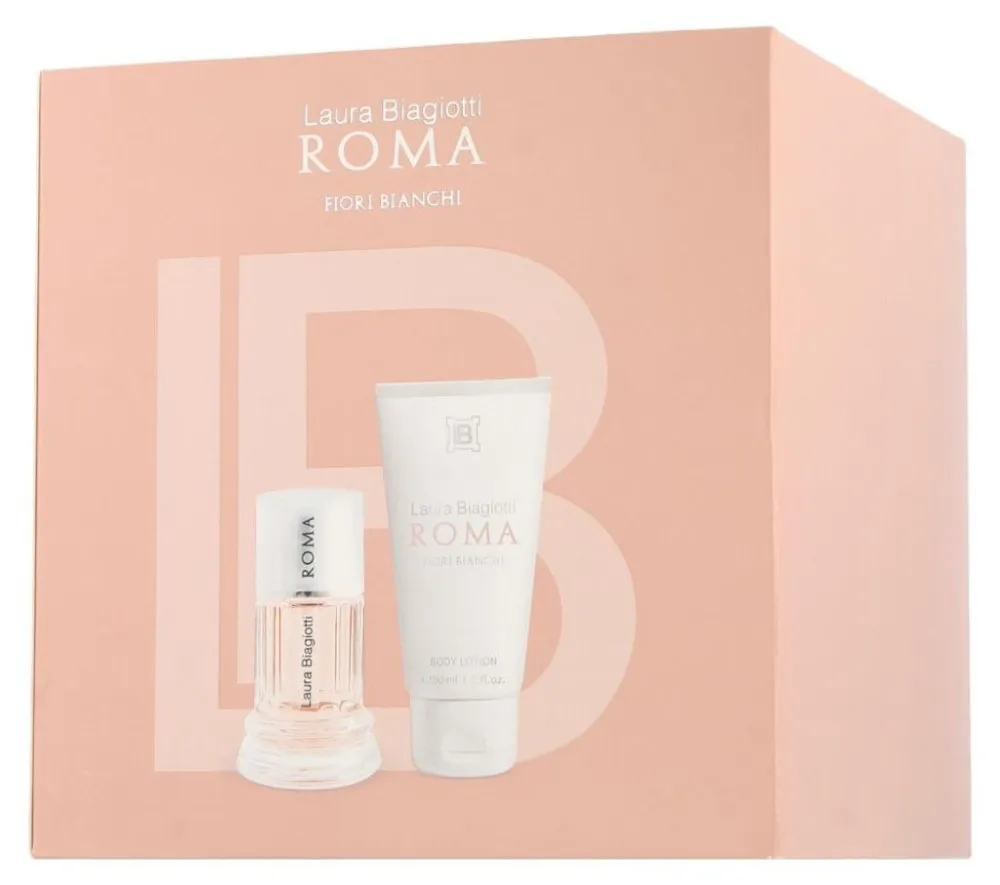 Roma Fiori Bianchi 25 ml + bodylotion eau de toilette voor dames 50 ml