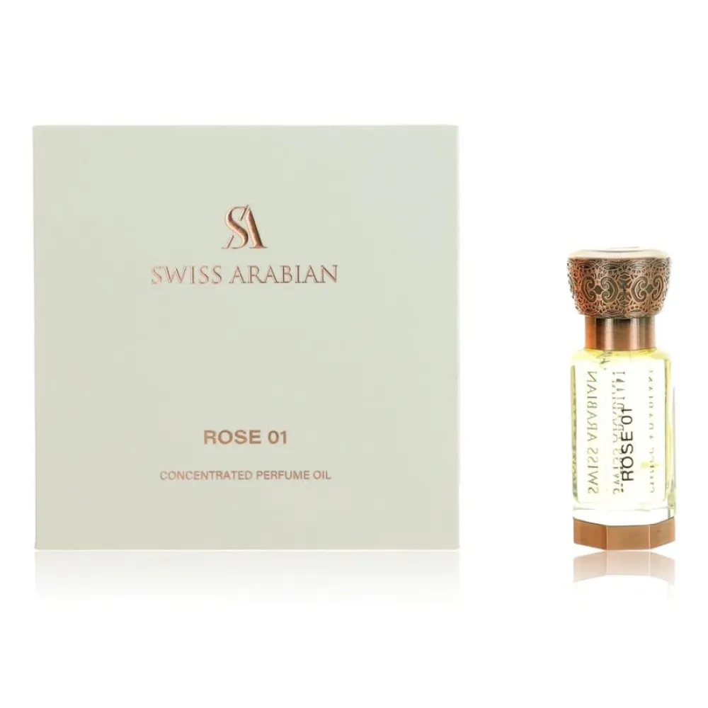 Rose 01 huile de parfum concentrée unisexe 12 ml