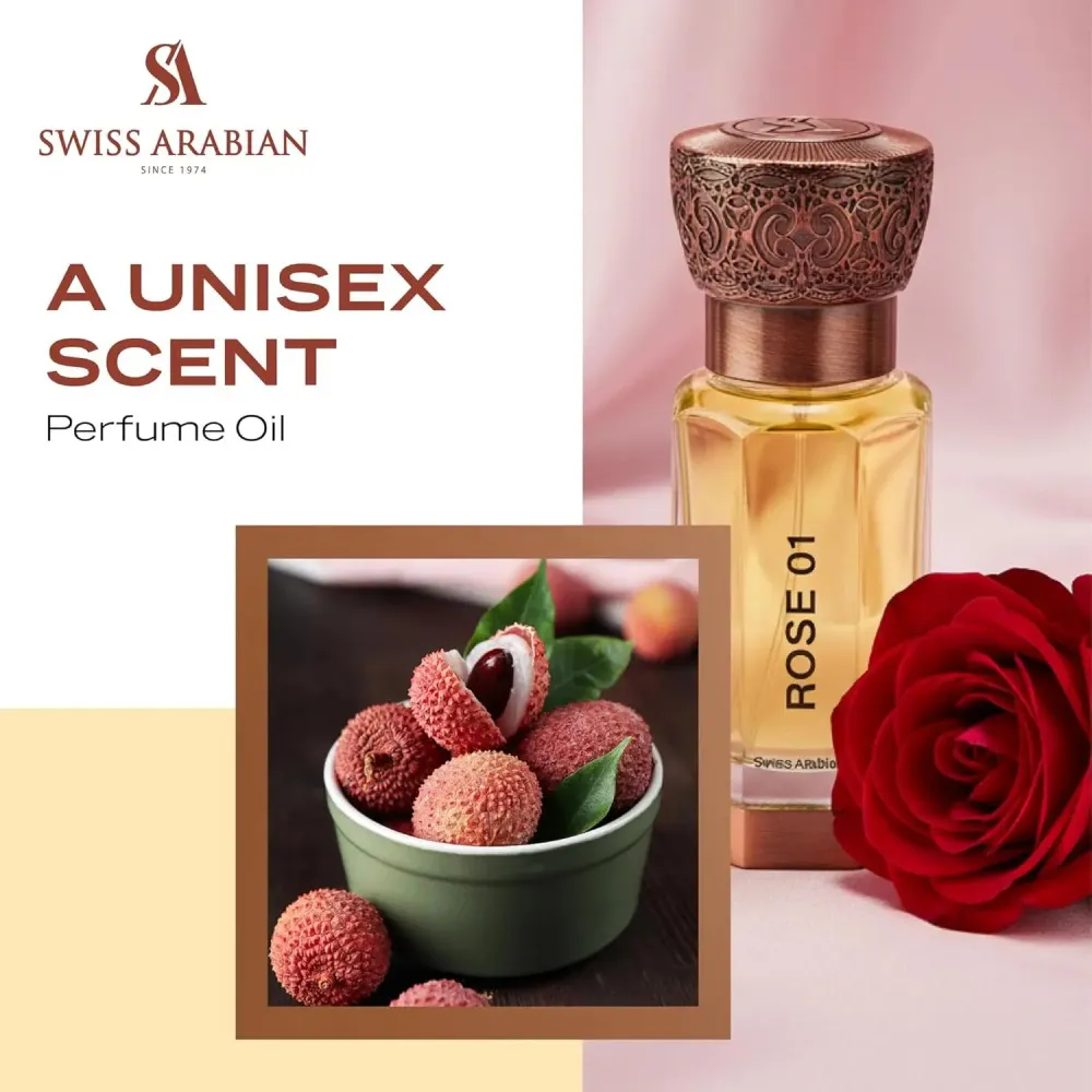 Rose 01 huile de parfum concentrée unisexe 12 ml
