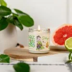 Rozvoněno Bougie parfumée - Merci (130 ml) - au pamplemousse, citron vert et bergamote
