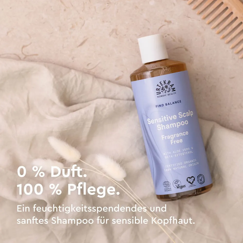 Urtekram Shampoo zonder parfum 500ml BIO, VEG