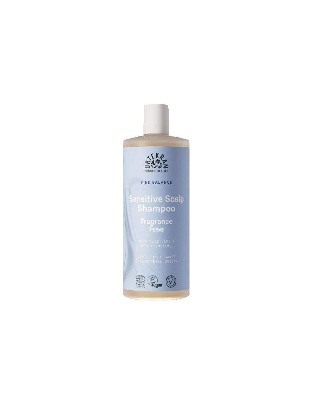 Urtekram Shampoo zonder parfum 500ml BIO, VEG