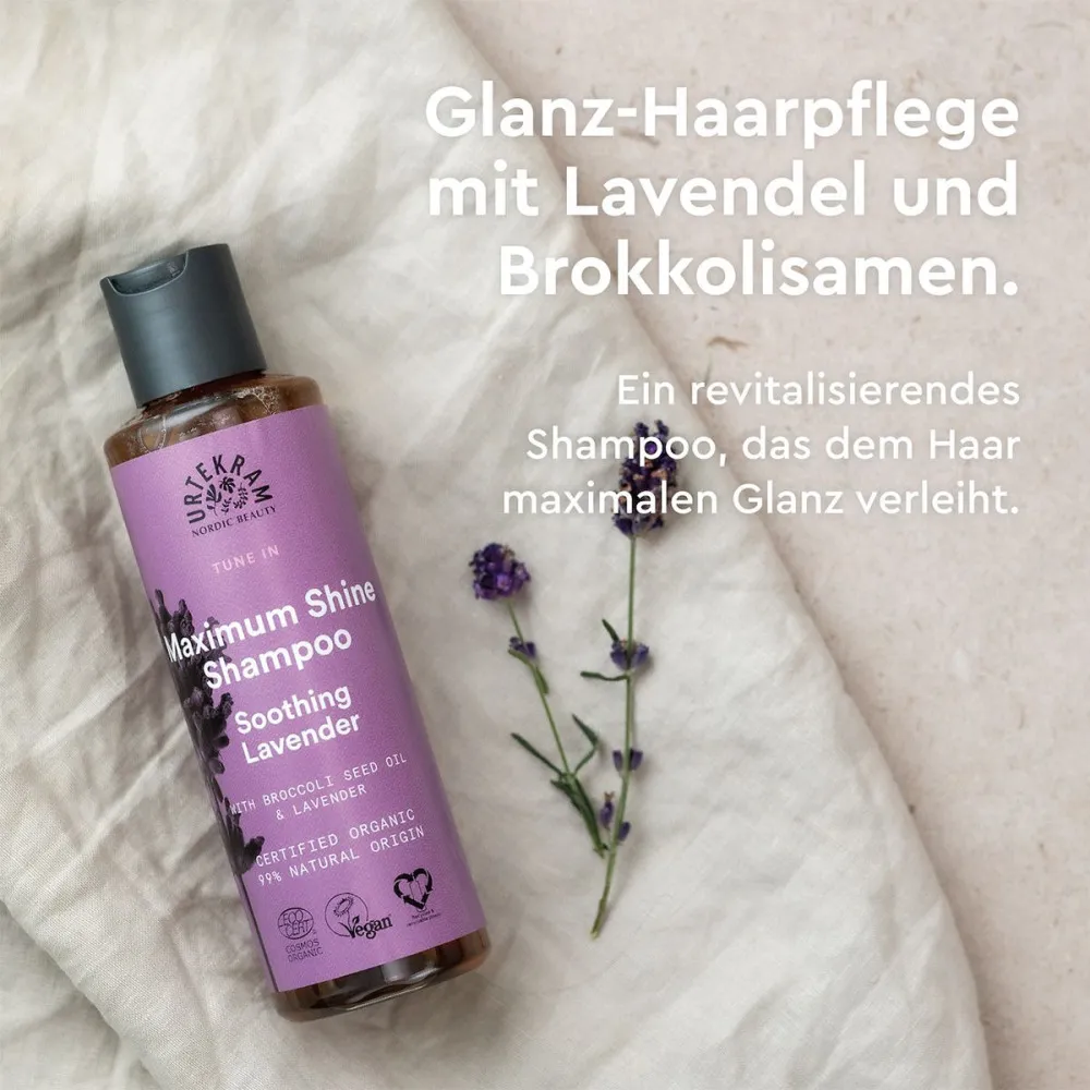 Urtekram Kalmerende lavendelshampoo 250ml BIO
