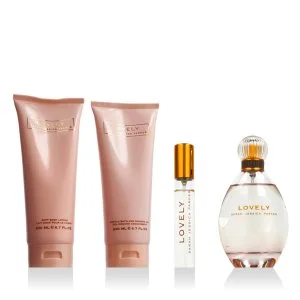 Sarah Jessica Parker Lovely eau de parfum pour femme 100 ml + eau de parfum 15 ml + gel douche 200 ml + lait pour le corps