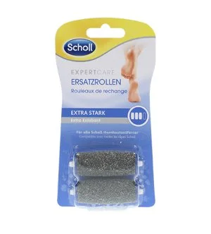 Scholl Velvet Smooth têtes de rechange avec cristaux de diamant extra exfoliantes 2 pcs