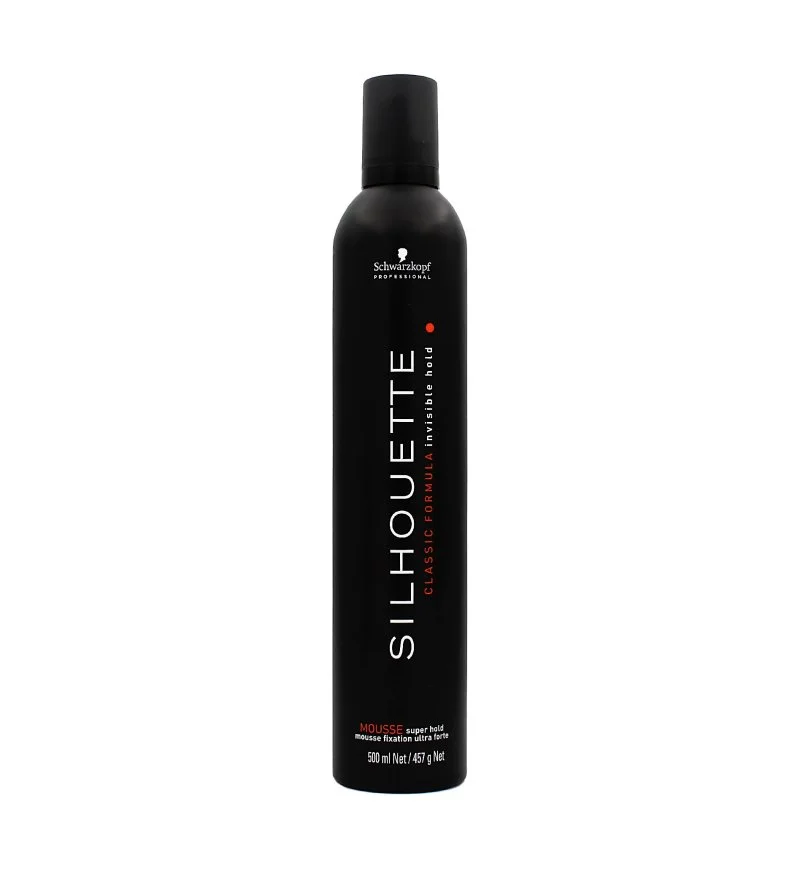 Silhouette Super Hold Foam mousse capillaire volume et vitalité à fixation forte 500 ml