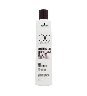 Schwarzkopf BC Clean Balance Deep Cleansing Shampoo shampooing nettoyant en profondeur pour tous types de cheveux