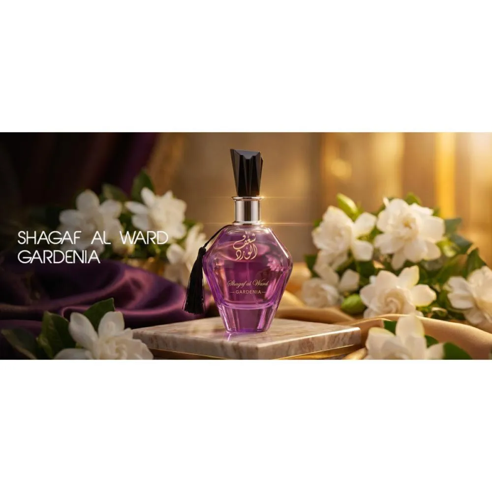 Shagaf Al Ward Gardenia Eau de Parfum pour femme 100 ml