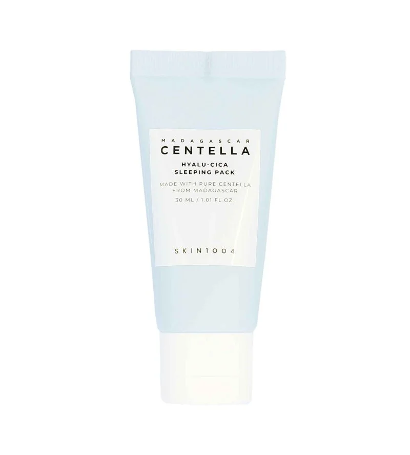 Madagascar Centella Hyalu-Cica Sleeping Pack masque de nuit perfecteur et hydratant pour raffermir la peau 30 ml