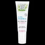 SO’BiO étic Gel d'Aloe vera - hypoallergénique BIO (125 ml) - hydratation intense et apaisement de la peau