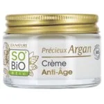 SO’BiO étic Anti-âge Précieux Argan Crème de jour BIO (50 ml) - hydrate, raffermit et illumine la peau