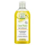 SO’BiO étic Gel nettoyant anti-imperfections - Clean Yuzu BIO (200 ml) - idéal pour les peaux grasses
