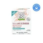 SO’BiO étic Crème hydratante soyeuse au lait d’ânesse BIO (50 ml) - pour tous types de peau, y compris les peaux sensibles