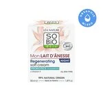SO’BiO étic Crème de nuit régénérante au lait d’ânesse BIO (50 ml) - texture fouettée