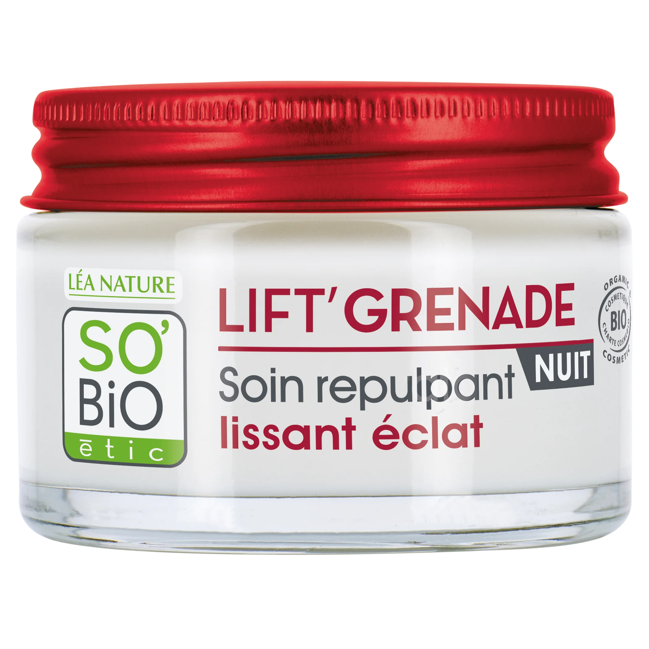 SO’BiO étic Crème de nuit éclat anti-rides Lift'Grenade BIO (50 ml) - à la grenade