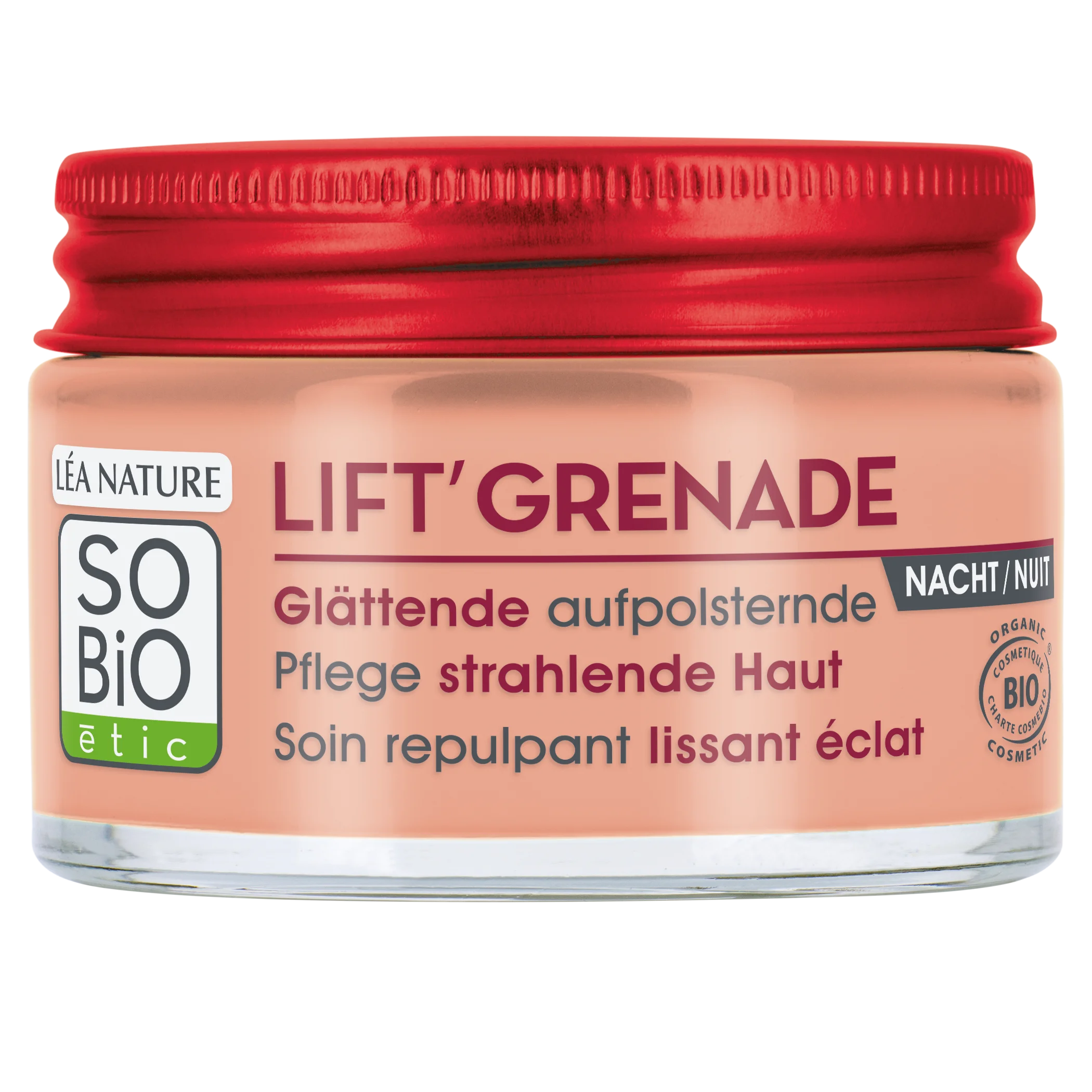 SO’BiO étic Crème de nuit éclat anti-rides Lift'Grenade BIO (50 ml) - à la grenade