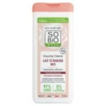 SO’BiO étic Crème de douche délicatement hydratante au lait d’ânesse BIO (650 ml) - tous types de peau