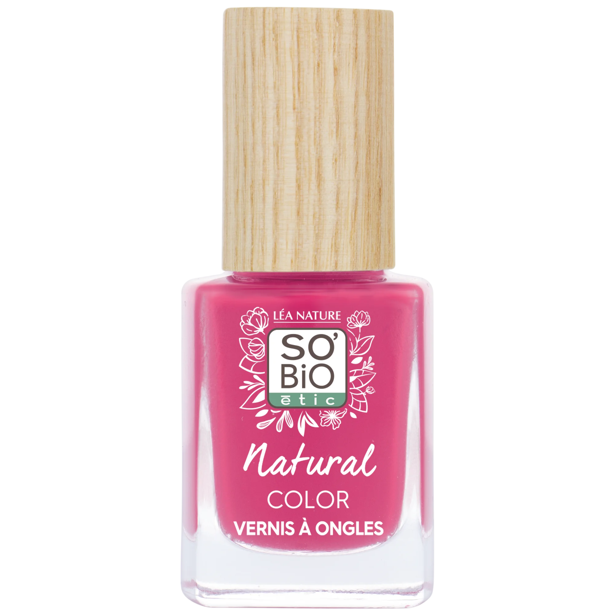 SO’BiO étic Vernis à ongles - 40 rose bohème (11 ml) - à la couleur éclatante et intense
