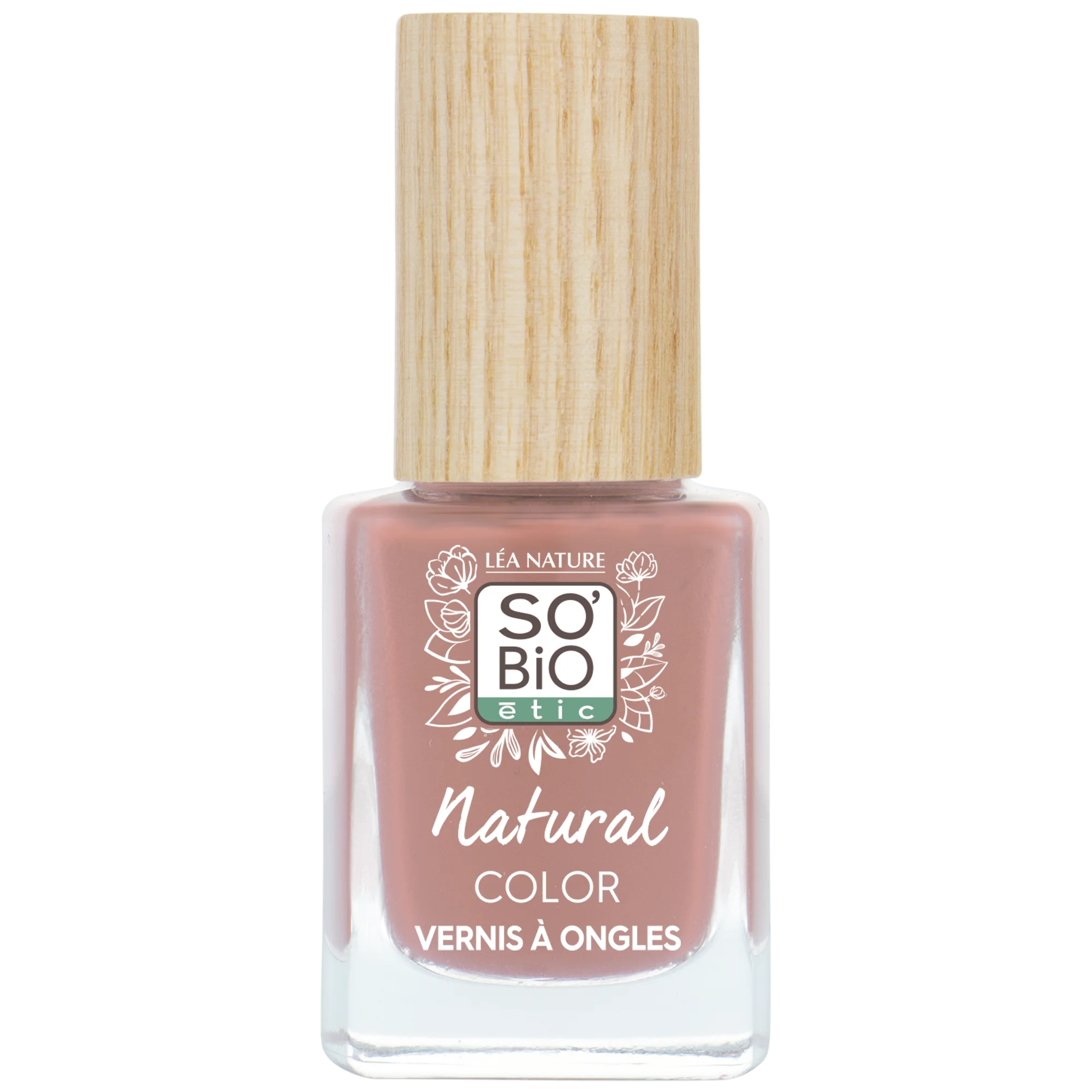 SO’BiO étic Vernis à ongles - 45 pivoine rose (11 ml) - couleur éclatante et intense