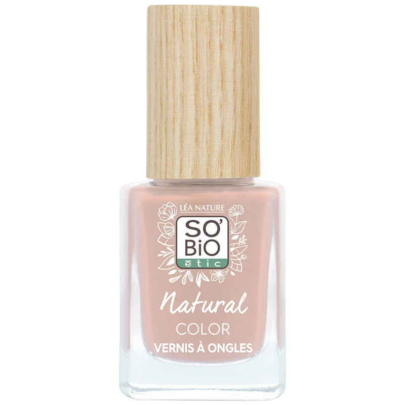 SO’BiO étic Vernis à ongles - 60 rose romantique (11 ml) - à la couleur éclatante et intense