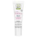 SO’BiO étic Sérum visage à l’Aloe vera - apaisement et hydratation pour peaux sensibles BIO (30 ml) - hydrate, apaise et illumine