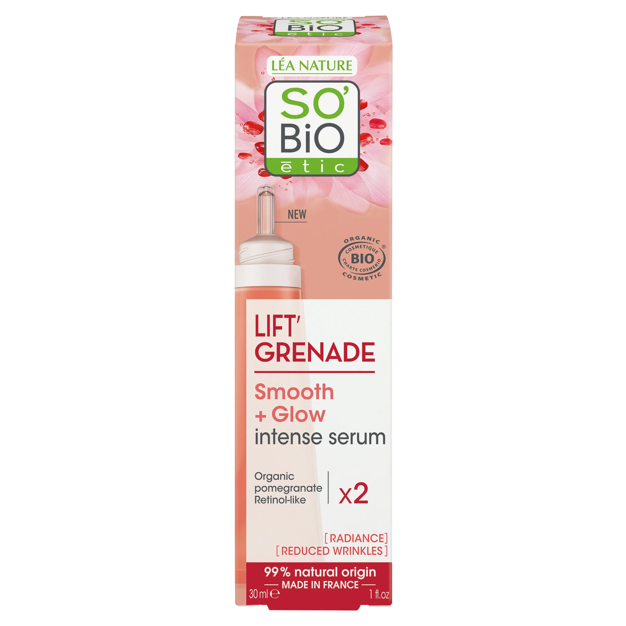 SO’BiO étic Sérum éclat anti-rides Lift'Grenade BIO (30 ml) - à la grenade