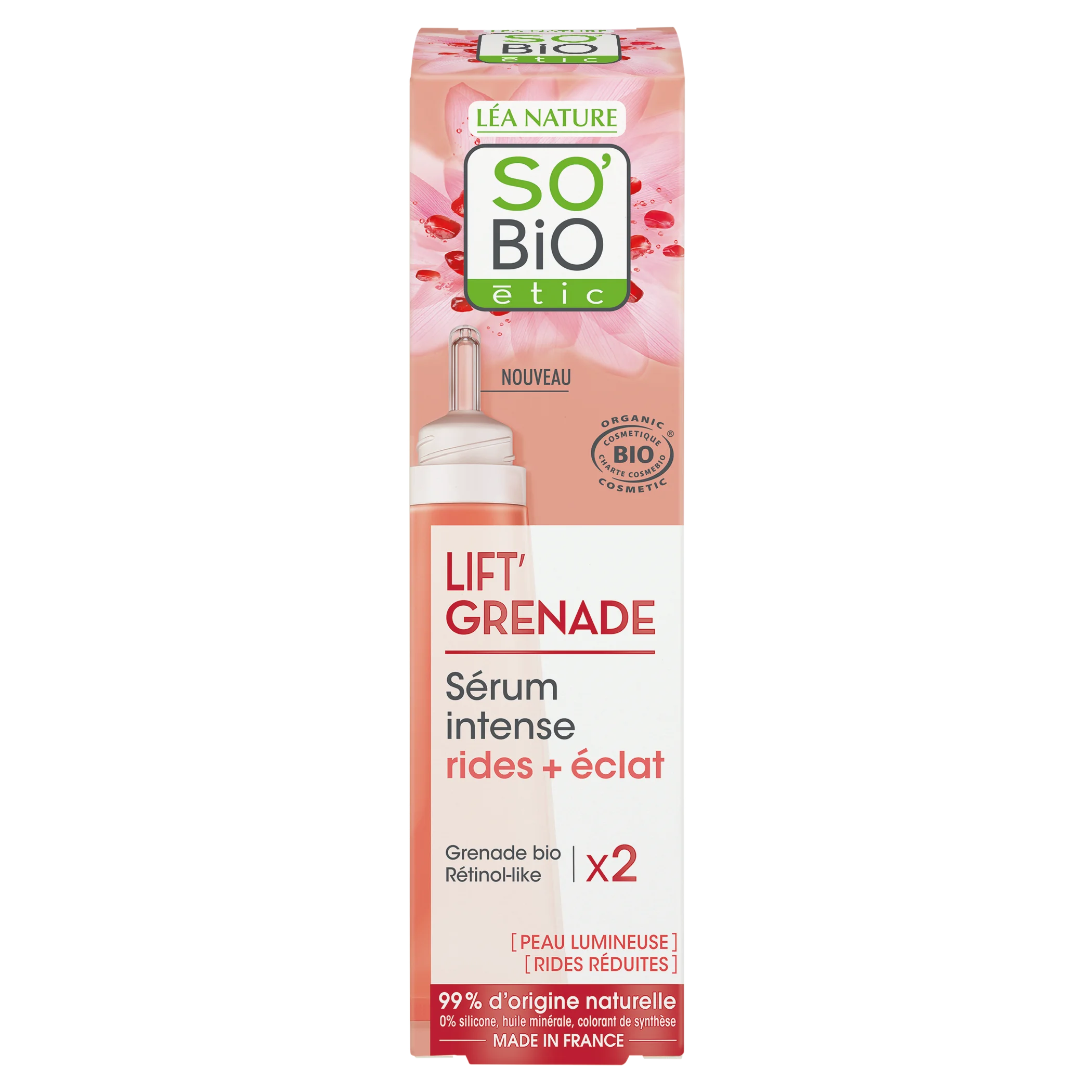 SO’BiO étic Sérum éclat anti-rides Lift'Grenade BIO (30 ml) - à la grenade