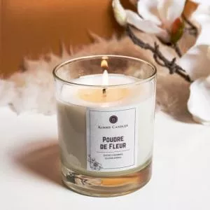 Kimmy Candles Bougie de soja Poudre de Fleur