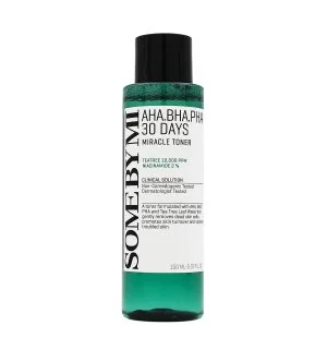 Some By Mi AHA BHA PHA 30 Days Miracle Toner lotion tonique nettoyante
