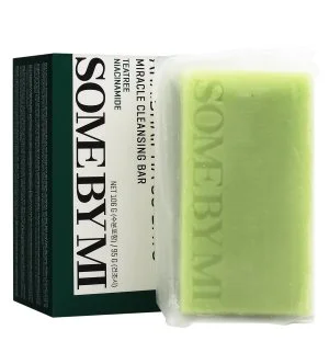 Some AHA BHA PHA 30 Days Miracle Cleansing Bar savon solide pour peaux à tendance acnéique, aux acides AHA, BHA et PHA 106 g