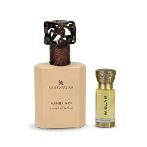 Swiss Arabian Vanilla 01 50 ml + huile parfumée, extrait de parfum pour femme