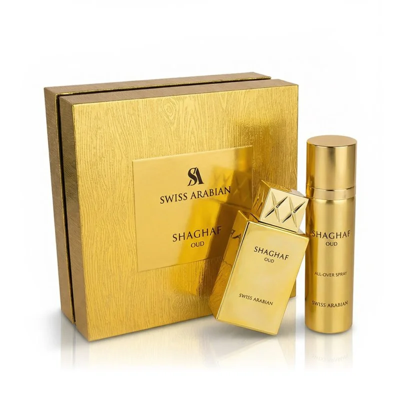 Shaghaf Oud eau de parfum unisexe 75 ml + spray pour le corps