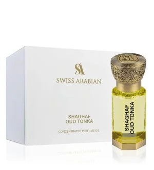 Swiss Arabian Shaghaf Oud Tonka huile de parfum concentrée unisexe