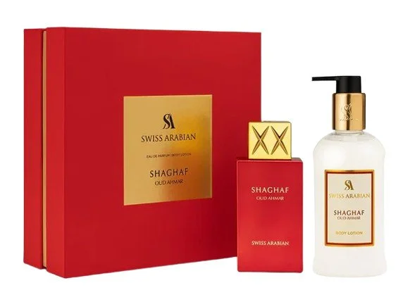 Shaghaf Oud Ahmar U 75 ml + lait corporel eau de parfum 300 ml