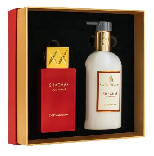 Shaghaf Oud Ahmar U 75 ml + lait corporel eau de parfum 300 ml