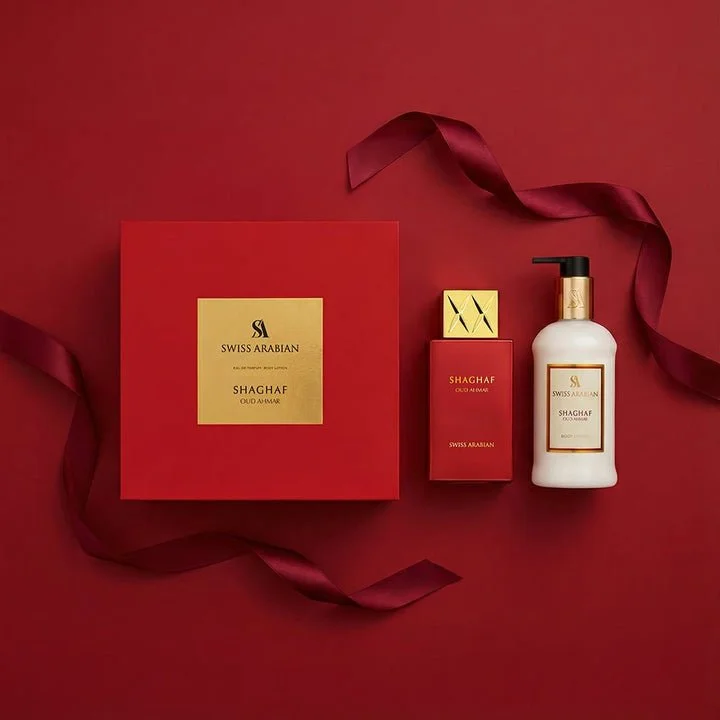 Shaghaf Oud Ahmar U 75 ml + lait corporel eau de parfum 300 ml