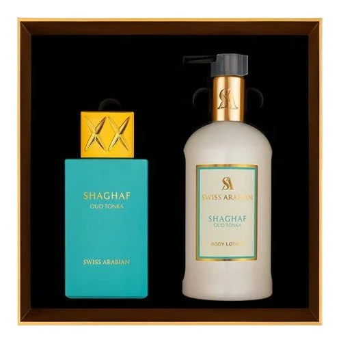 Shaghaf Oud Tonka U 75 ml + lait corporel eau de parfum 300 ml