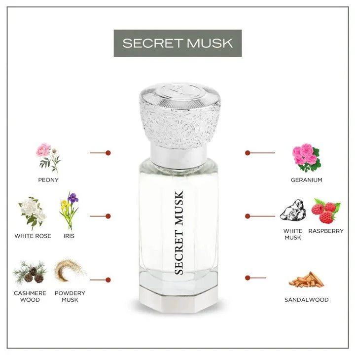 Musc Secret Huile de Parfum Concentrée U 12 ml