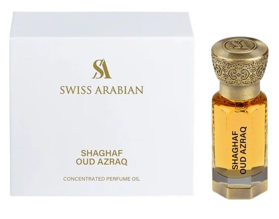 Shaghaf Oud Azraq Huile de Parfum Concentrée U 12 ml