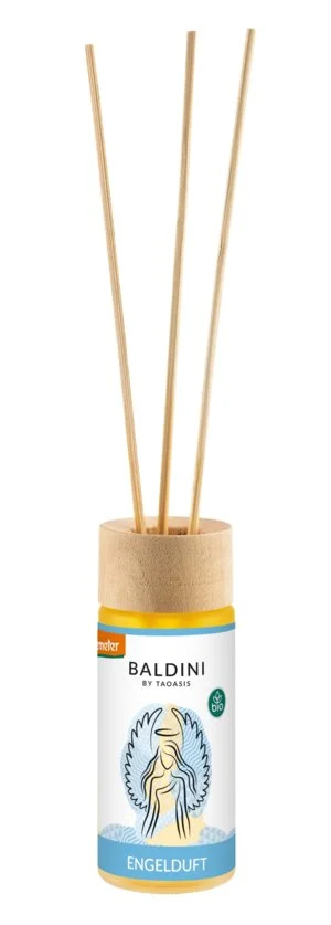 Taoasis Baldini Diffuseur d’arômes à bâtonnets Angel Scent BIO (50 ml) - euphorisant, harmonisant et activant