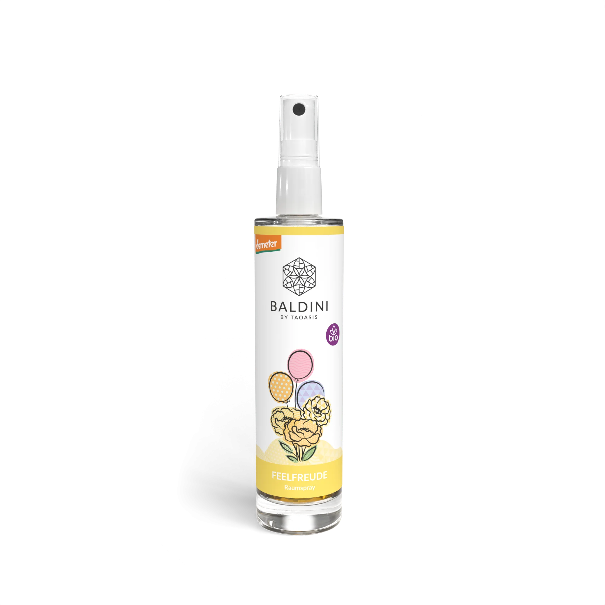 Taoasis Baldini Désodorisant d’air FeelJoy BIO (50 ml) - harmonisant, éclairant et énergisant