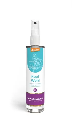 Taoasis Désodorisant d'air Head Well BIO (50 ml) - rafraîchit, équilibre et améliore la concentration