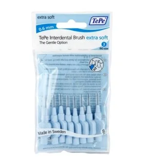 TePe Brossettes interdentaires extra-souples 0,6 mm 8 pièces